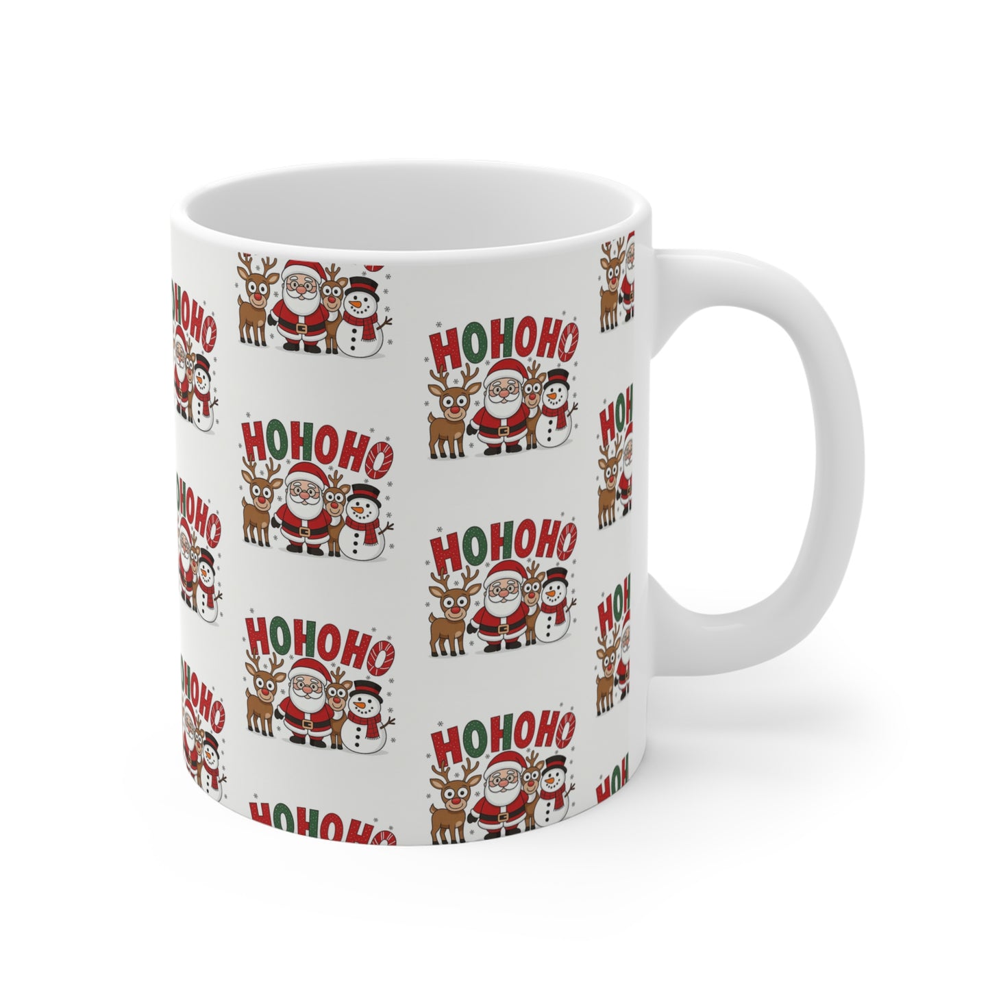 Christmas 'Ho Ho Ho' Santa & Friends 11oz Mug