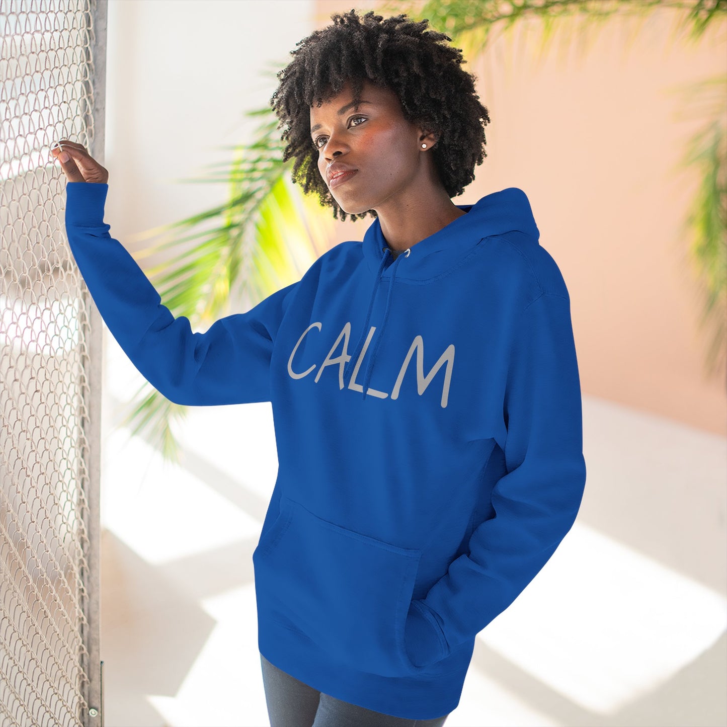 CALM Hoodie — Minimalist Relaxed Fit Fleece Pullover