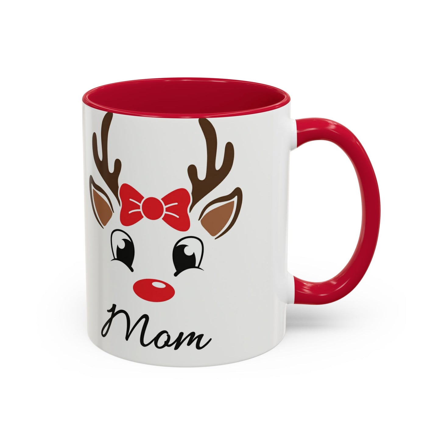 Mom Reindeer Coffee Mug – Cute Christmas Holiday Gift (11oz)