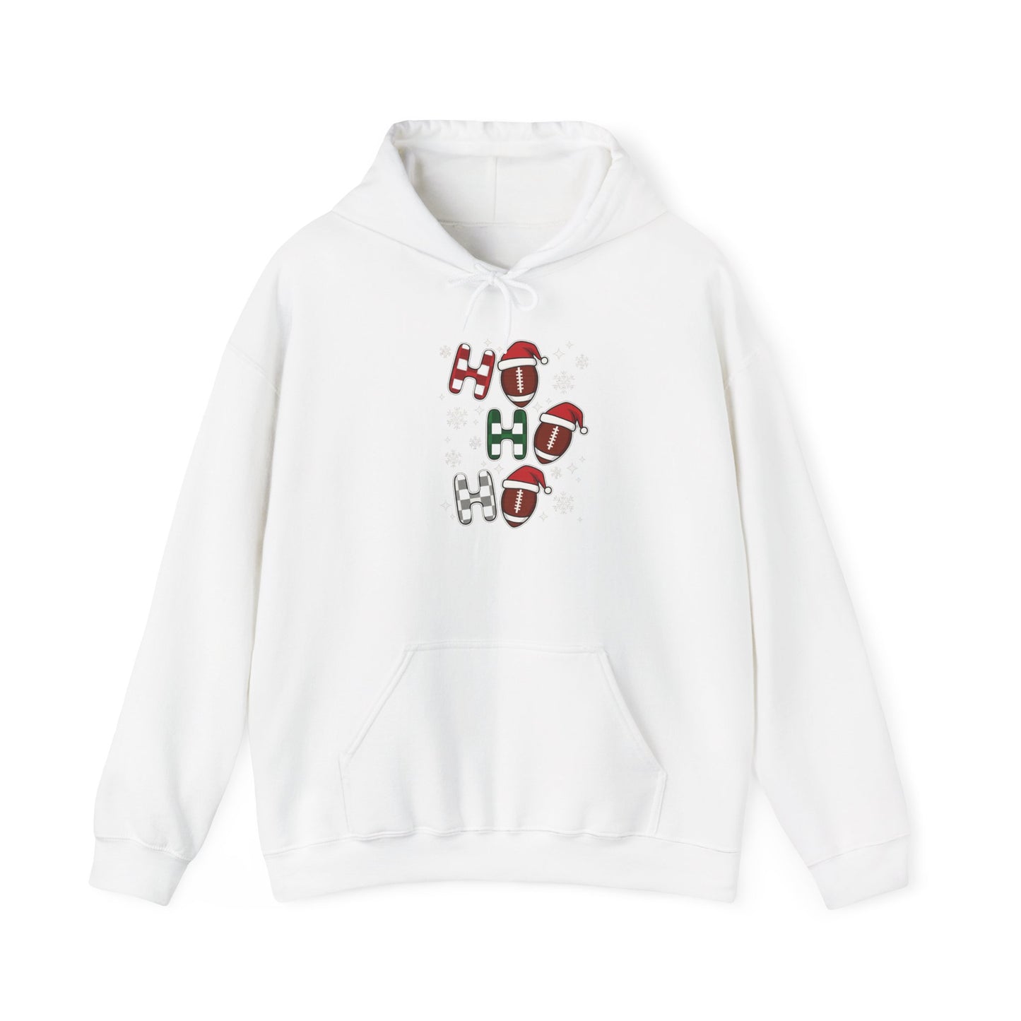 Football Helmet Pattern Hoodie – Retro Team Sport Pullover