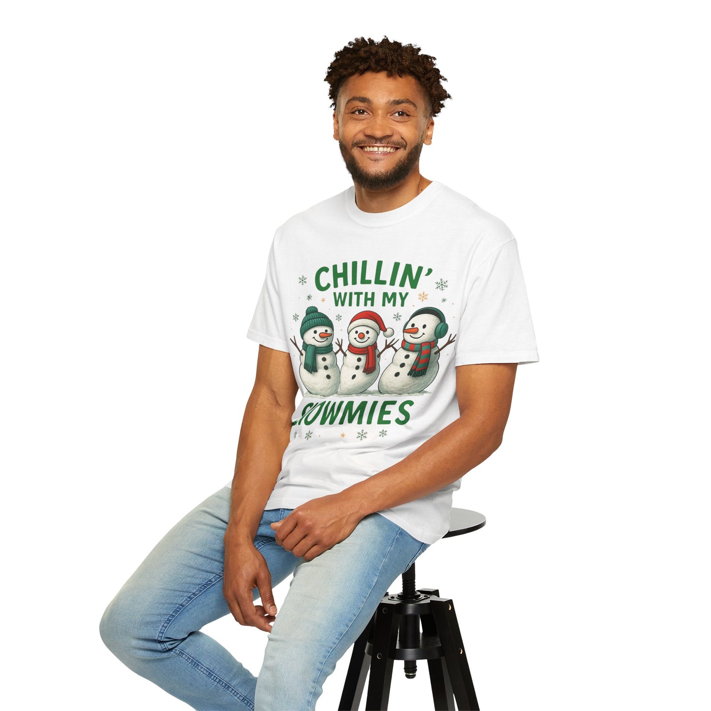 Chillin' With My Snowmies Christmas T-Shirt