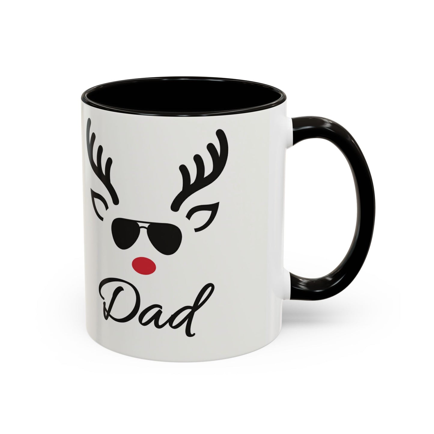 Dad Reindeer Mug — Funny Christmas Coffee Cup (11oz & 15oz)