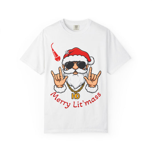 Merry Lit'mass Santa T-Shirt UNISEX