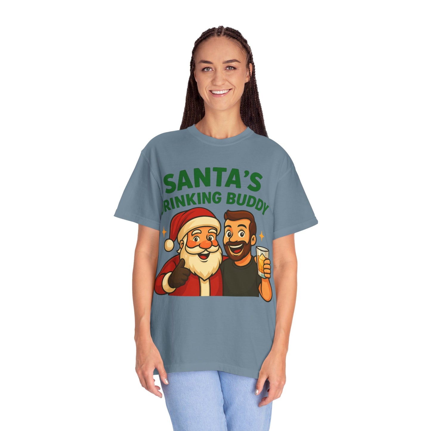 Santa's Drinking Buddy T-Shirt UNISEX