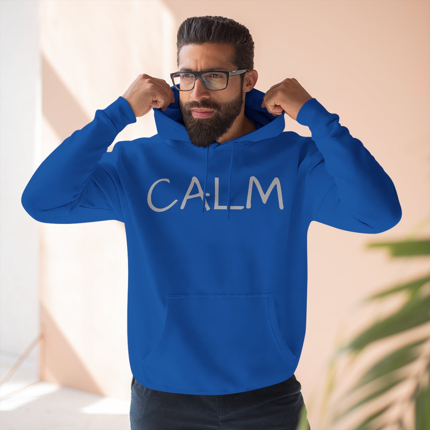 CALM Hoodie — Minimalist Relaxed Fit Fleece Pullover