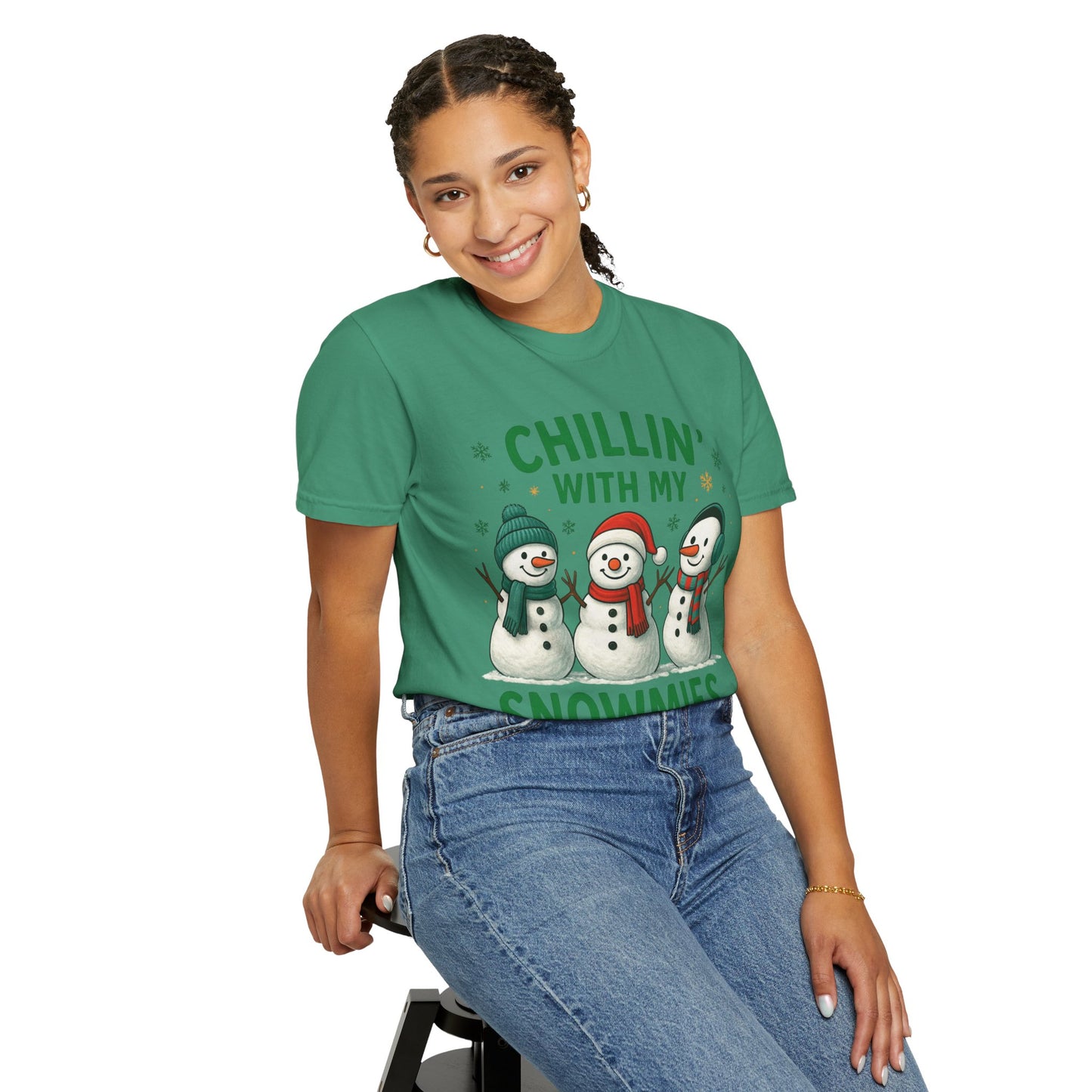 Chillin' With My Snowmies Christmas T-Shirt