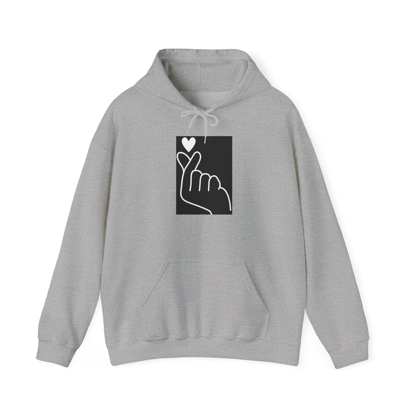 Korean Finger Heart Hoodie UNISEX