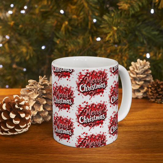 Merry Christmas Ceramic Mug (11oz)