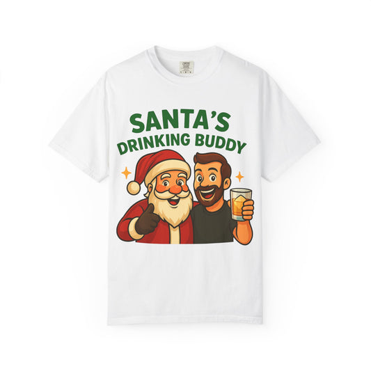 Santa's Drinking Buddy T-Shirt UNISEX