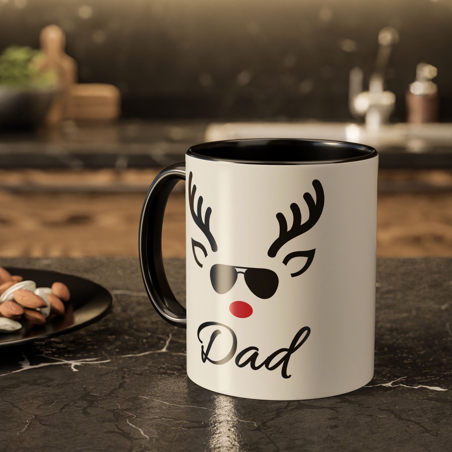 Dad Reindeer Mug — Funny Christmas Coffee Cup (11oz & 15oz)
