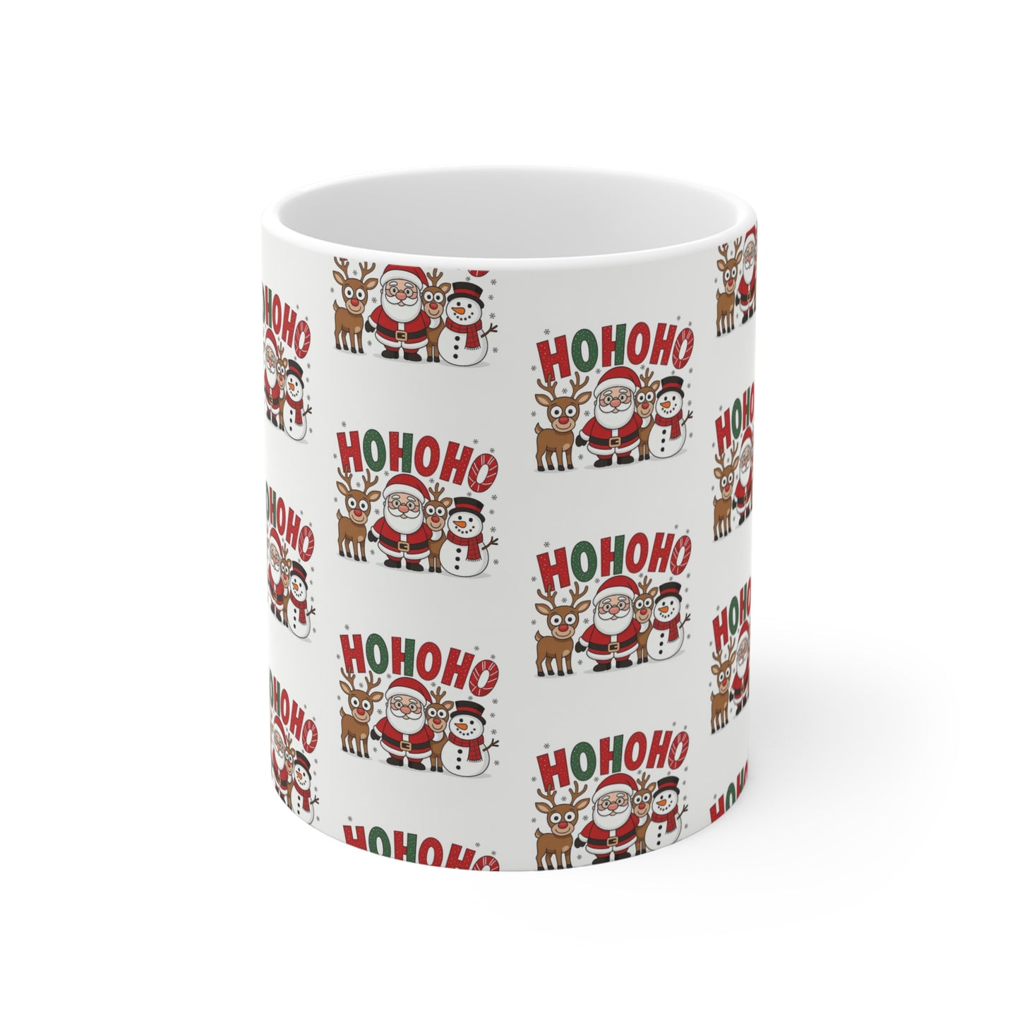 Christmas 'Ho Ho Ho' Santa & Friends 11oz Mug