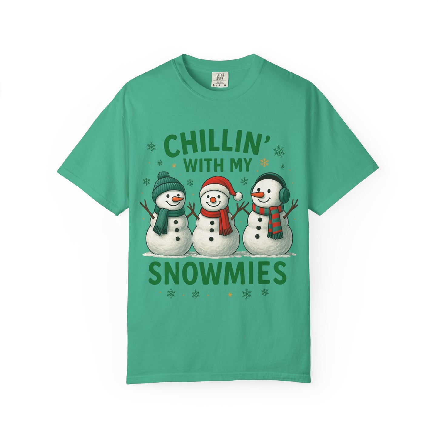 Chillin' With My Snowmies Christmas T-Shirt
