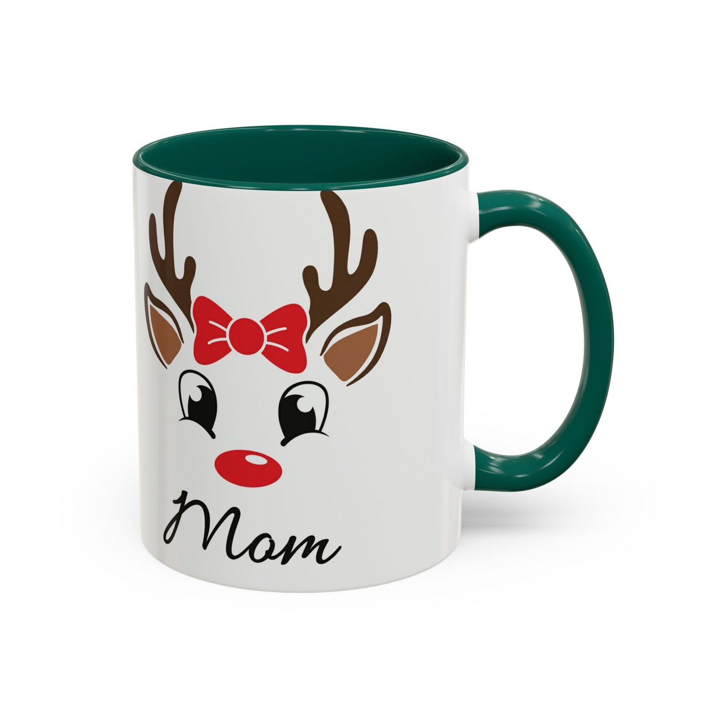Mom Reindeer Coffee Mug – Cute Christmas Holiday Gift (11oz)