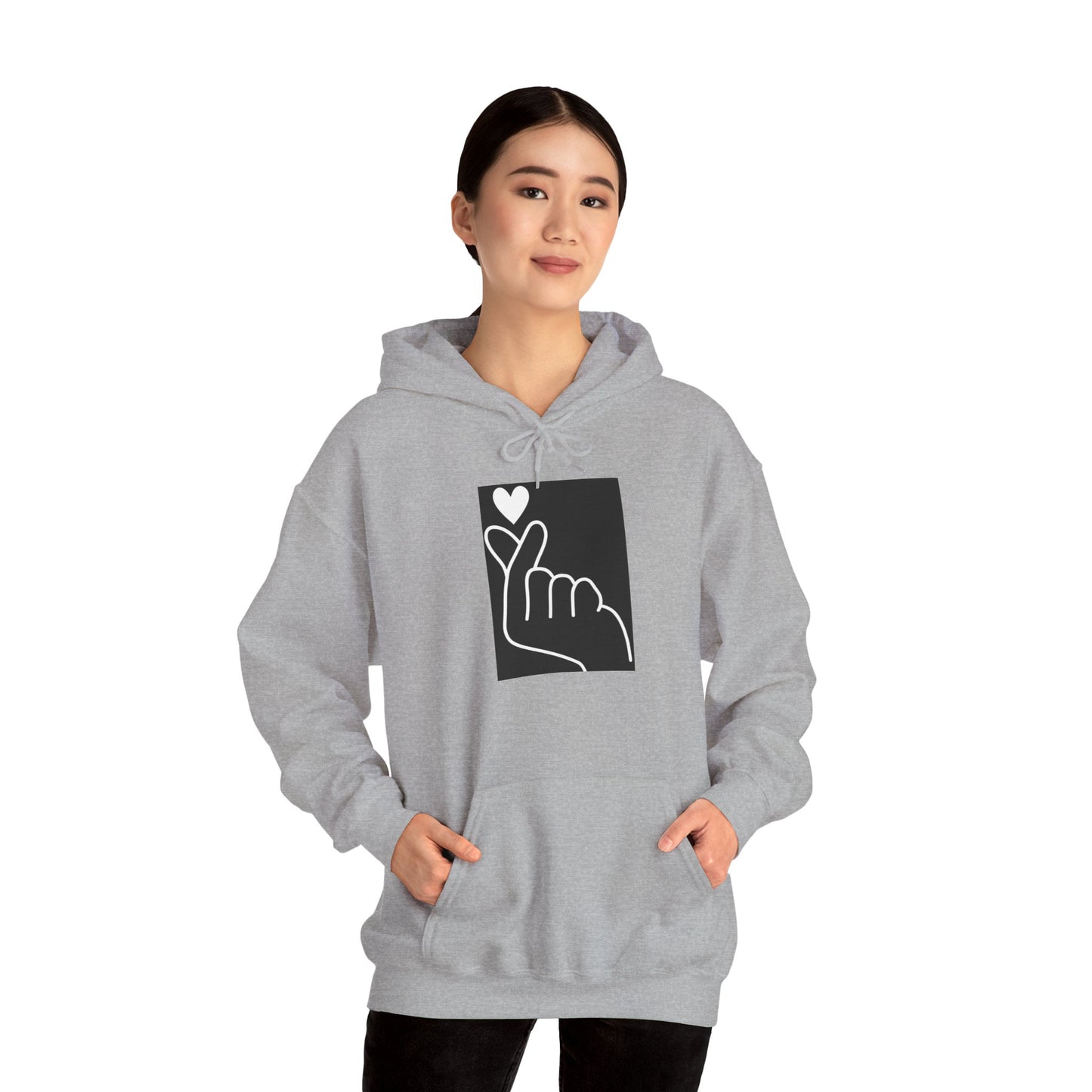 Korean Finger Heart Hoodie UNISEX