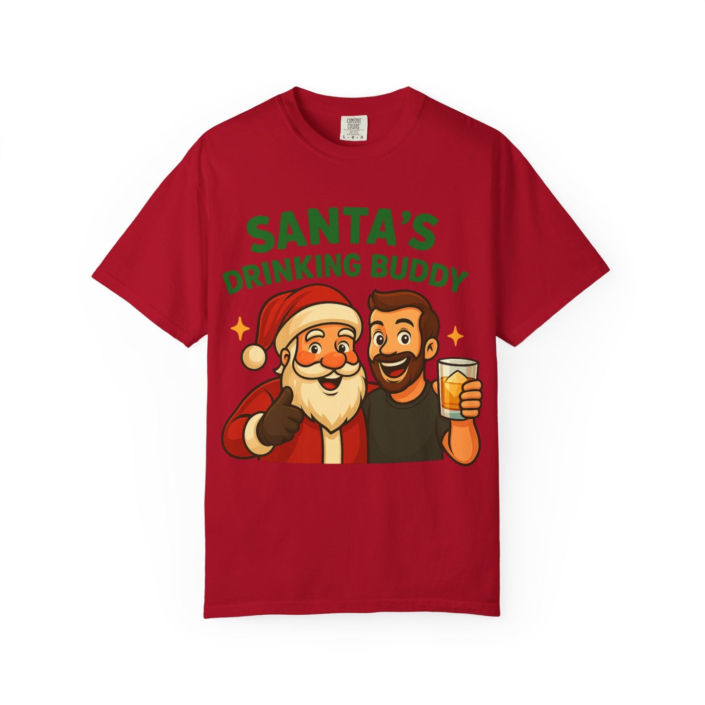 Santa's Drinking Buddy T-Shirt UNISEX