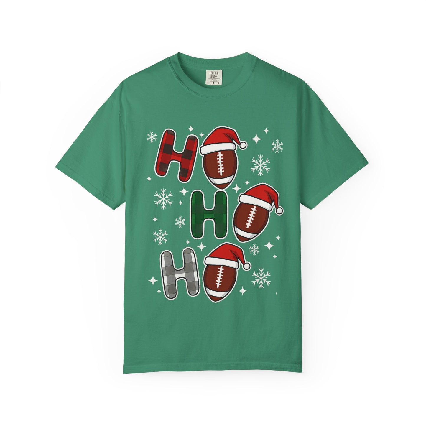 Ho Ho Ho Christmas T-Shirt — Santa Hat Holiday Tee