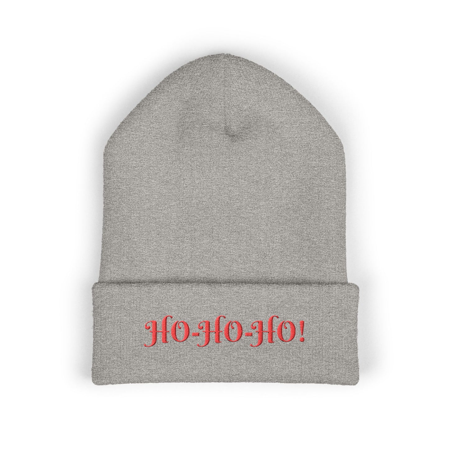 Ho-Ho-Ho Embroidered Cuffed Beanie UNISEX