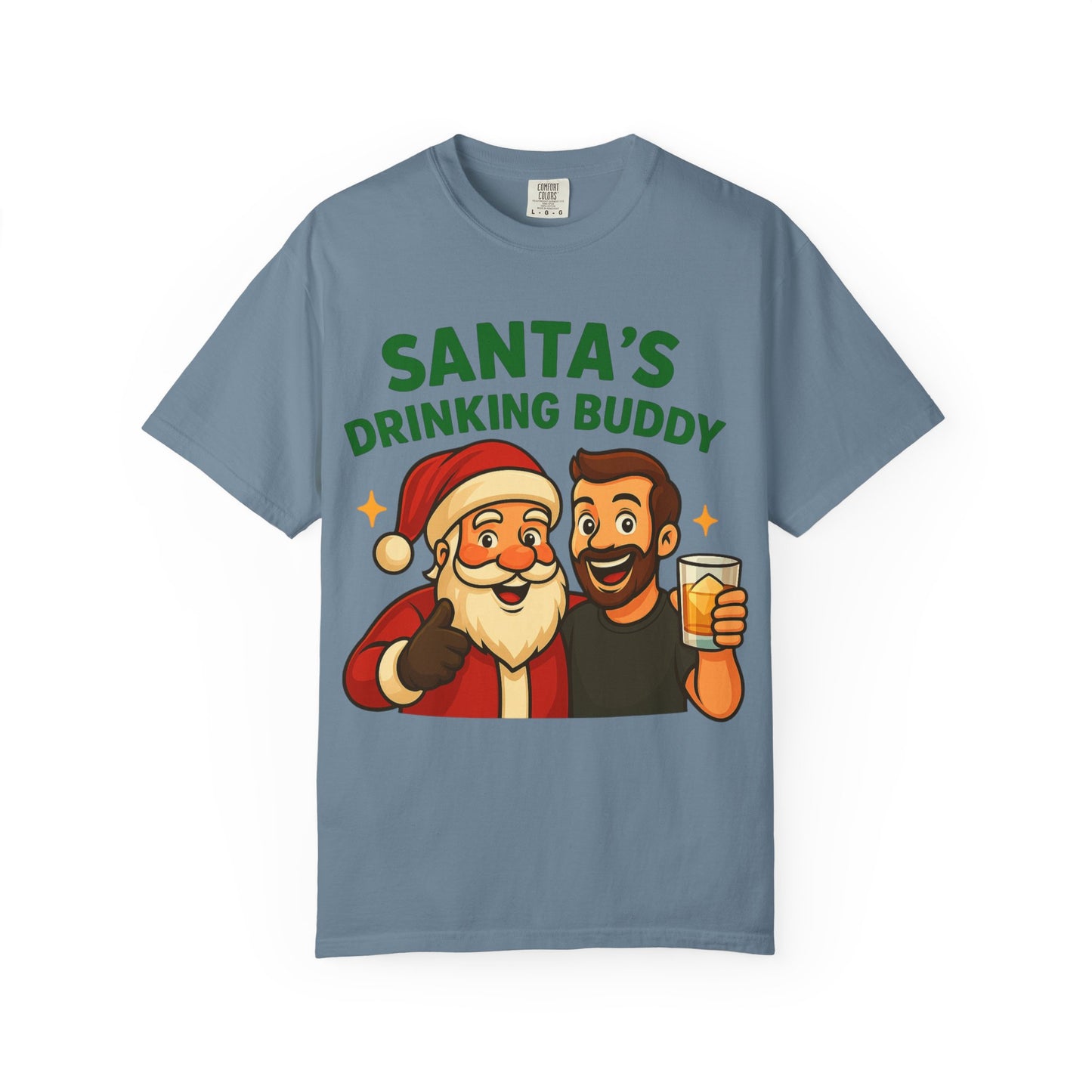 Santa's Drinking Buddy T-Shirt UNISEX