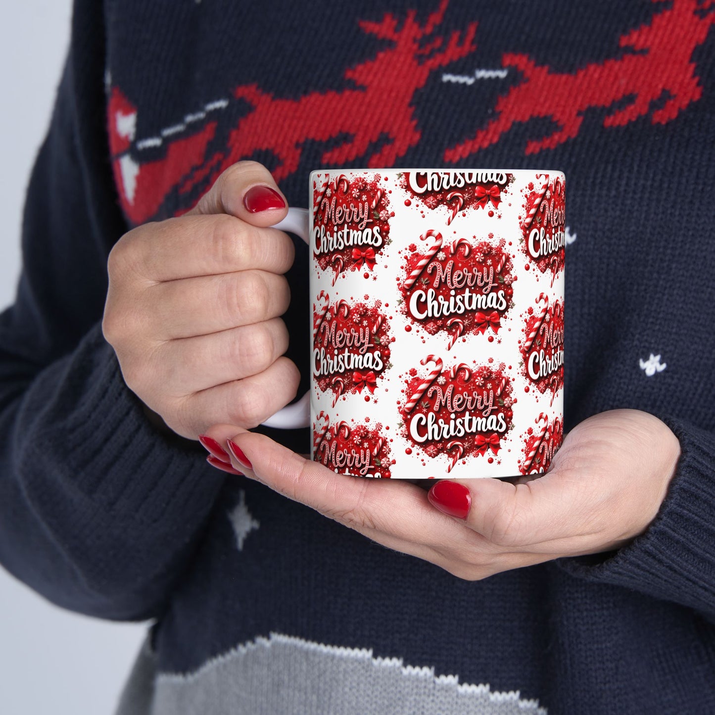 Merry Christmas Ceramic Mug (11oz)