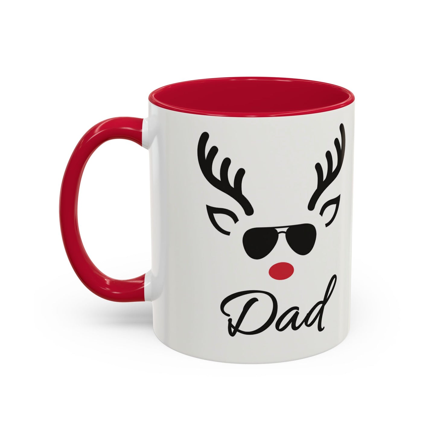 Dad Reindeer Mug — Funny Christmas Coffee Cup (11oz & 15oz)